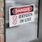 Signmission Oxygen In Use Danger Sign, Vinyl Decal, 7in W x 5in L, 2PK OS-2PACK-DS-D-57-L-1513 - alternate 6